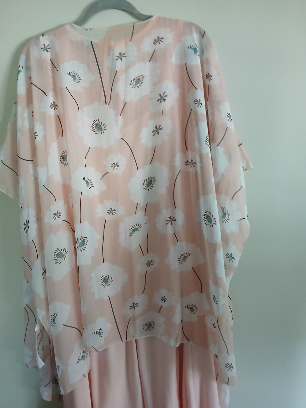 Light Pink Floral Kimono - Picture 2 of 5